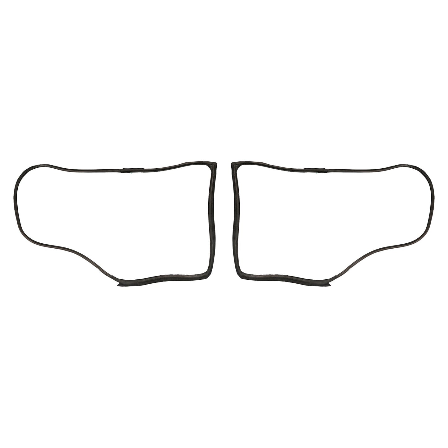 2x Front Door Weatherstrip Gasket Seals Suitable For Jeep Wrangler JK 2007-2018