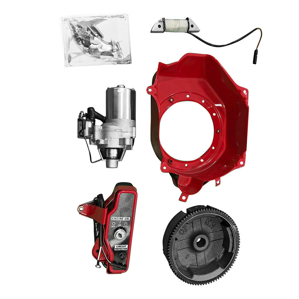 Electric Start Kit Starter Motor Ignition Switch Suitable For Honda GX160 GX200.