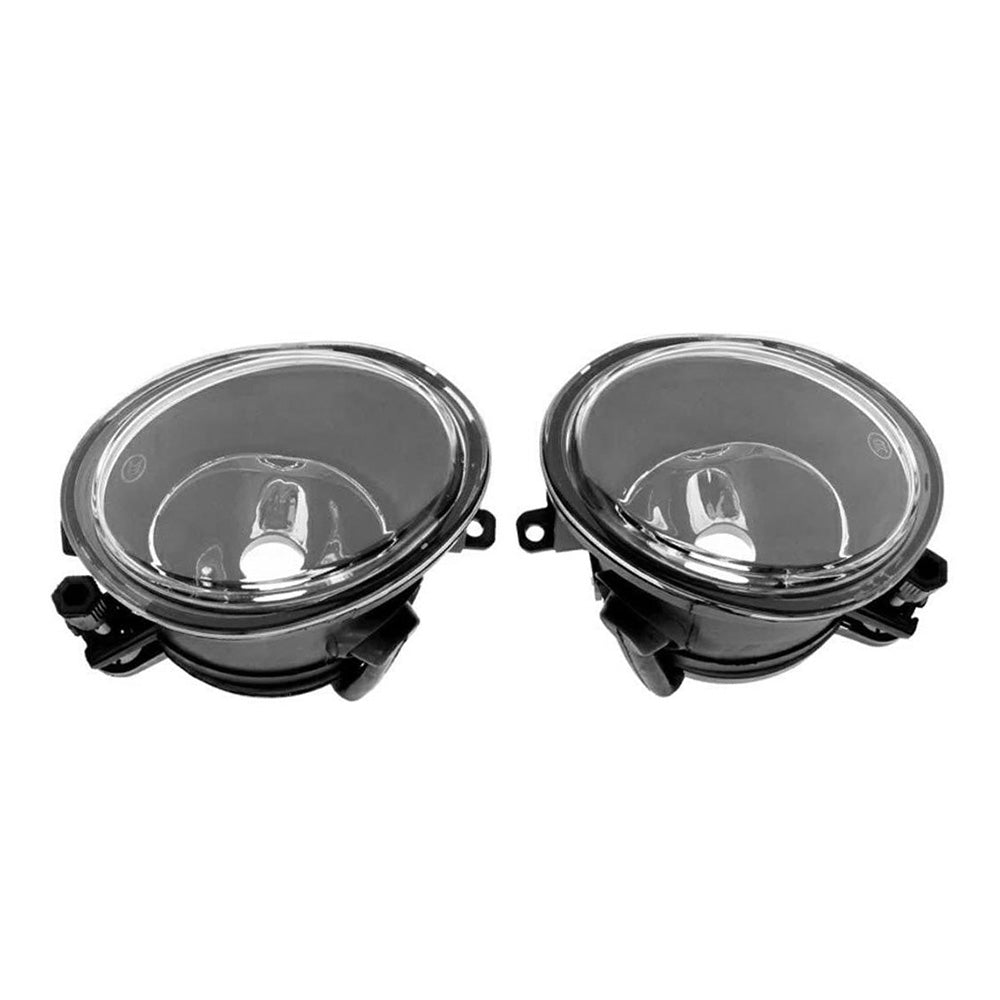 Pair Replacement Clear Fog Lights Lamps Suitable for 2001-2006 BMW E46 3-Series.