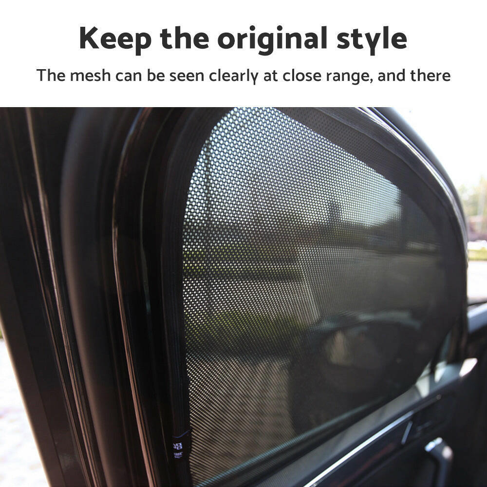 4x Magnetic Car Window Privacy Sun Shades Suitable For Ford Ranger PX2 3 2015-now.