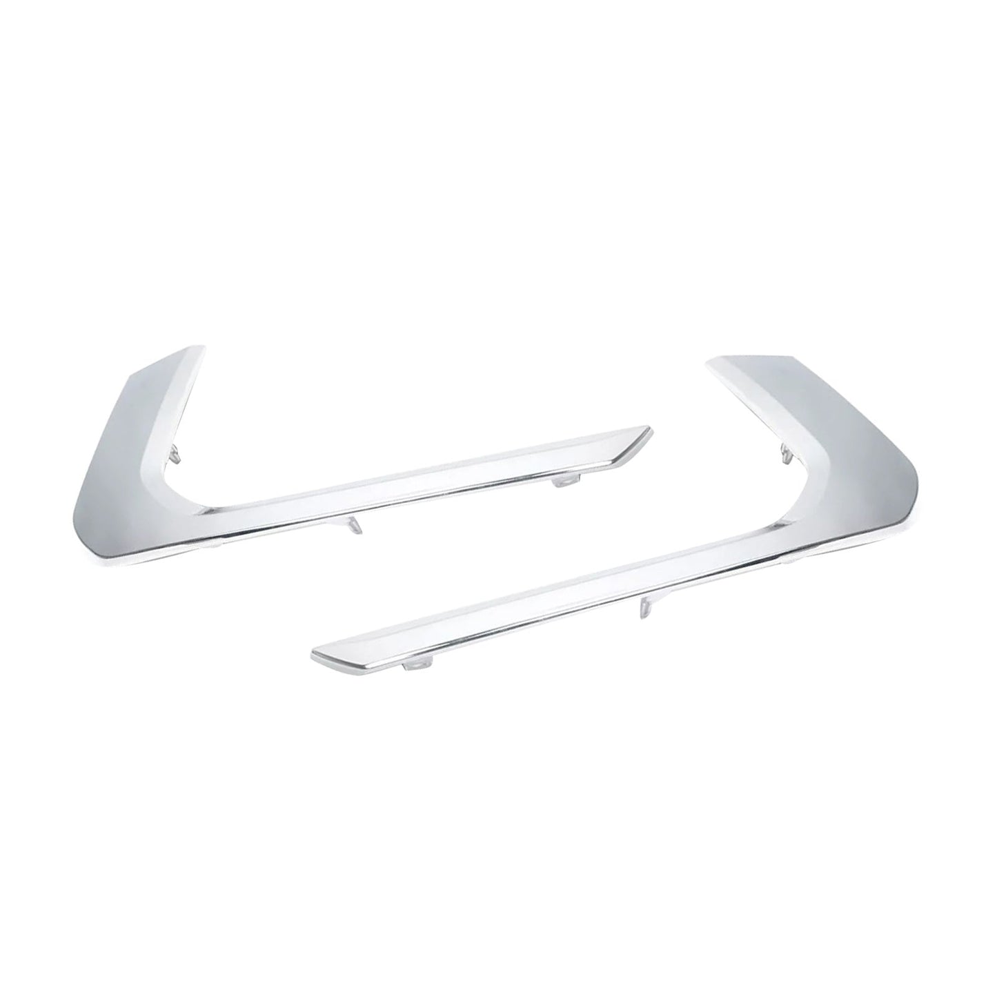 Left & Right Front Lower Bumper Molding Chrome Trim Suitable For Mitsubishi ASX
