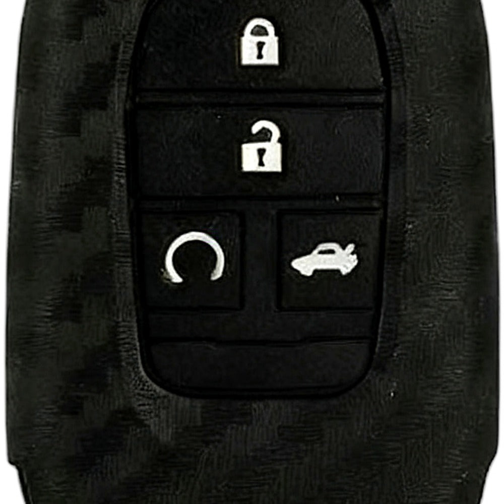 Carbon Fiber Silicone Key Fob Case Suitable for Honda Civic 11th Gen