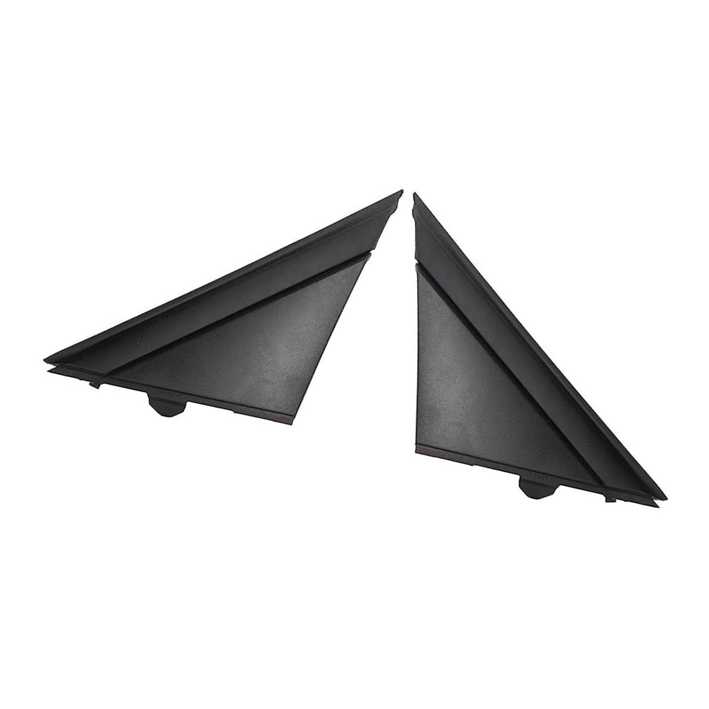 Matte Black Rear Mirror Triangle Trim Plate Suitable for Fiat 500