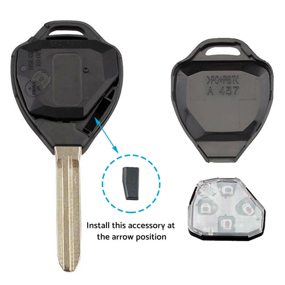 Car Remote Control Key Suitable For Toyota Hilux 2009-2015 Yaris 2011-2014 Corolla 2009-2012.