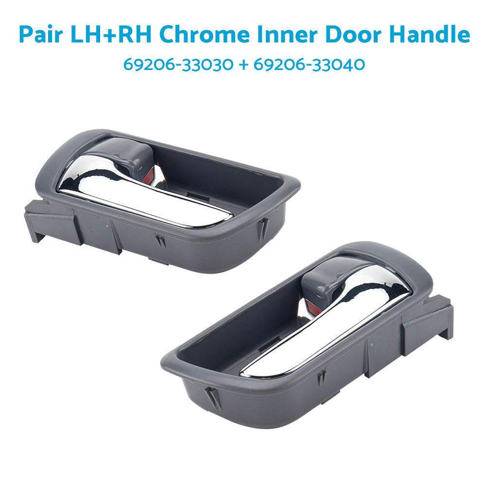 Pair LH & RH Inner Door Handle Chrome Suitable For Toyota Camry CV36 2002-2006 Front or Rear.