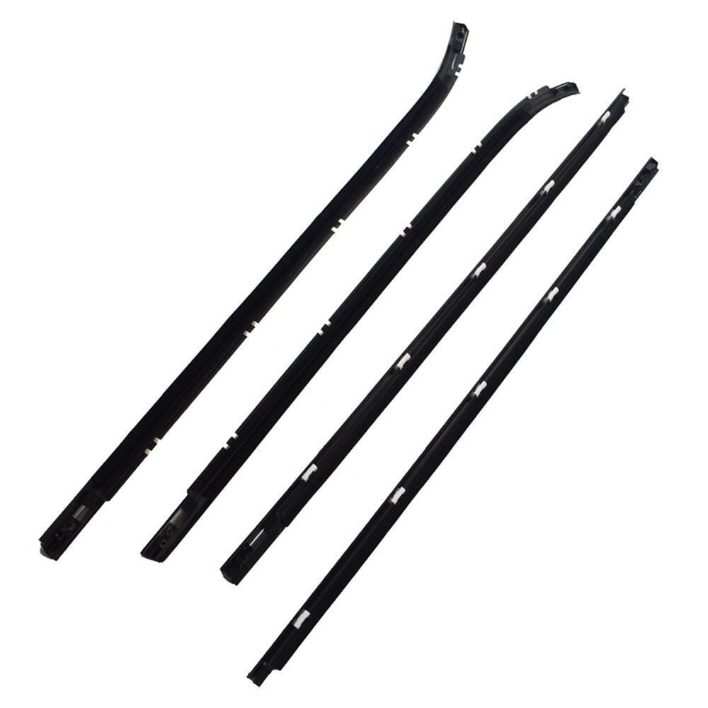4x Weather Strip Window Moulding Trim Seal Belt Suitable For Hyundai i30 FD Hatch 2007–2012.