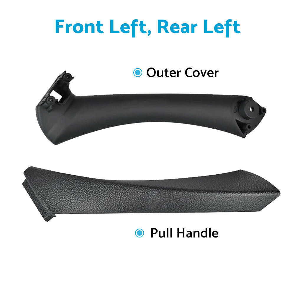 Inner Door Panel Handle Pull Interior Trim Cover Suitable For BMW E90 3 Series.