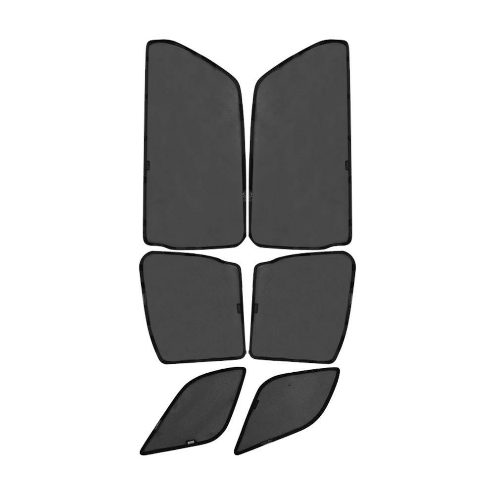 6x Foldable Window Mesh Sun Shade Suitable For Ford Everest UA 2015-2022.