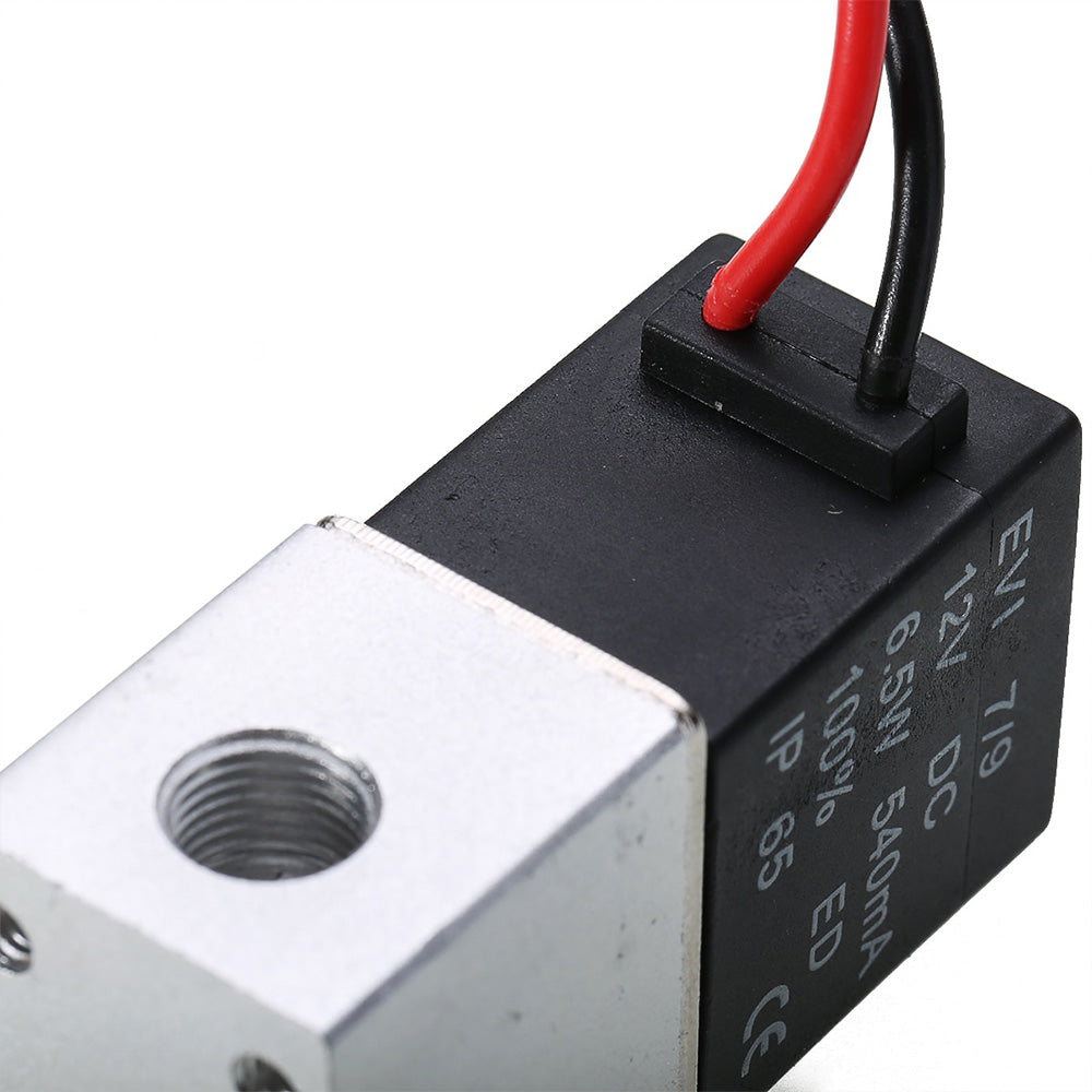 12V 2-Way DC Electric Solenoid Air Valve Normally Closed Suitable For 1 or 4-Inch Systems