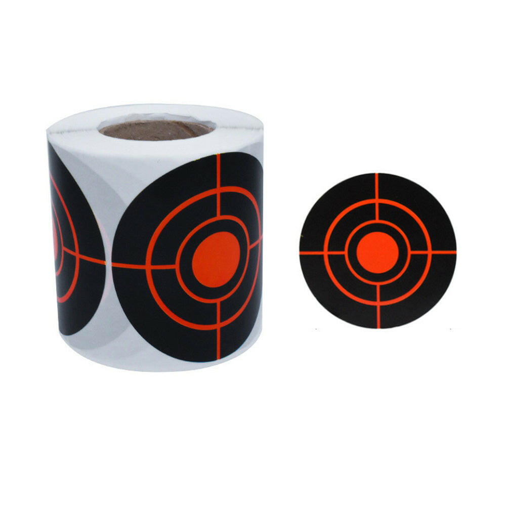 Self Adhesive Splatter Reactive Shooting Target Stickers 250x/Roll Suitable For Practice & Training.