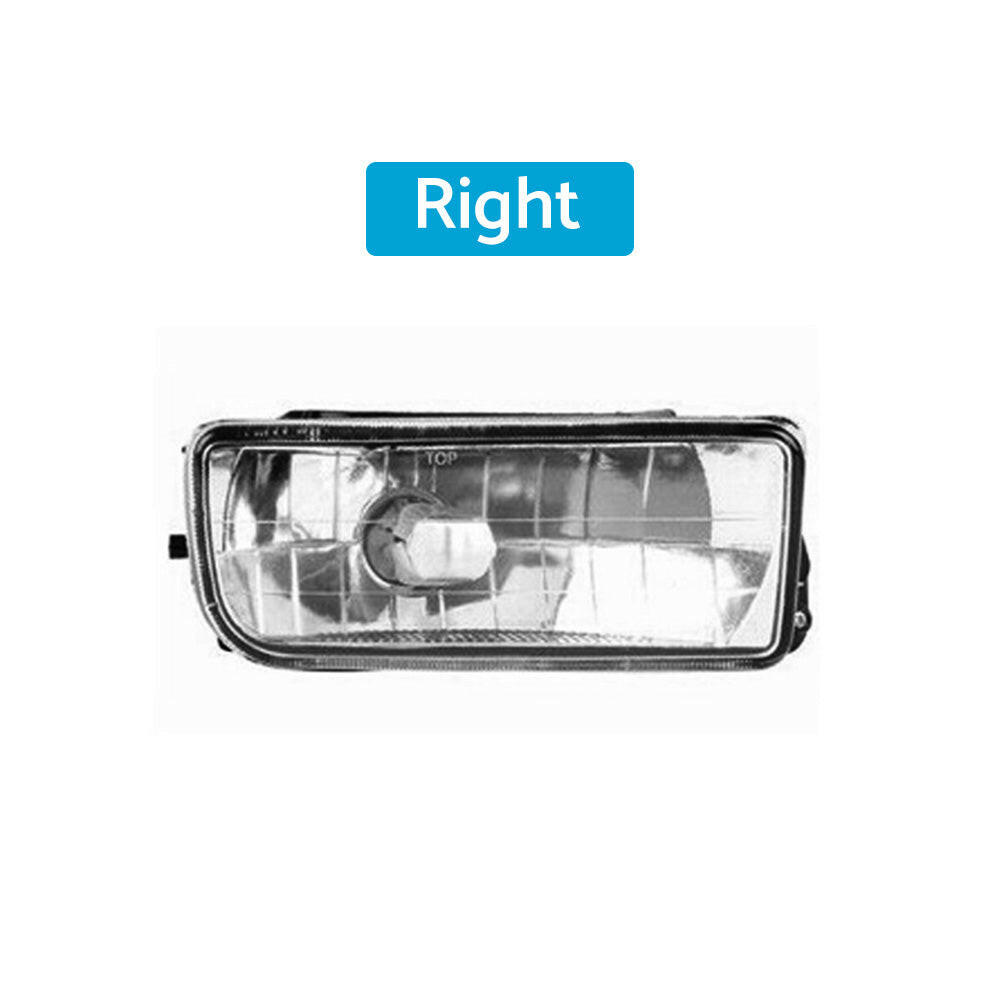 2x Fog Lights Driving Spot Lamps Black Housing Suitable For BMW E36 3 Series 1992-1998.