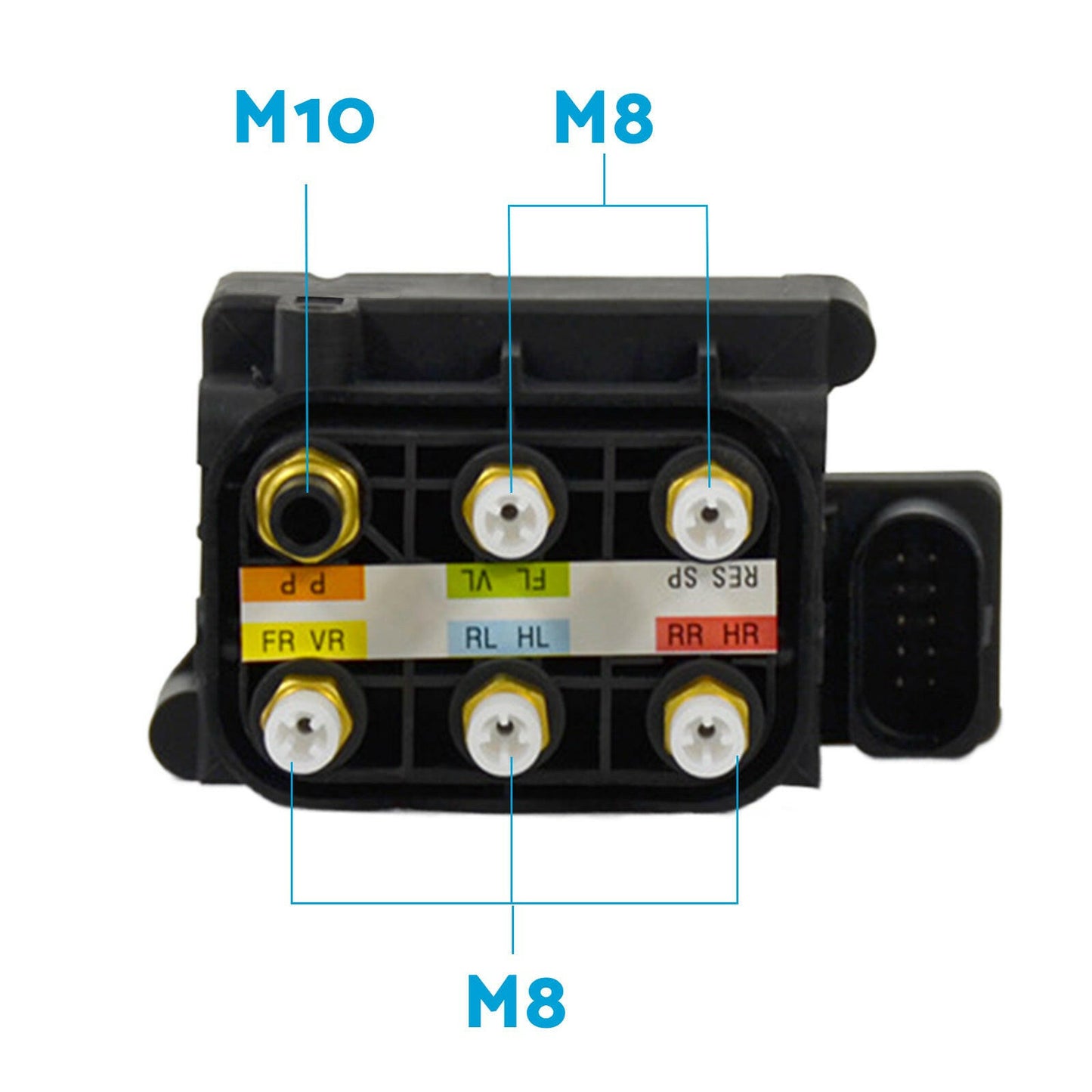 Air Suspension Valve Block Suitable For Mercedes-Benz GL350 ML250 W164 W251 X164.