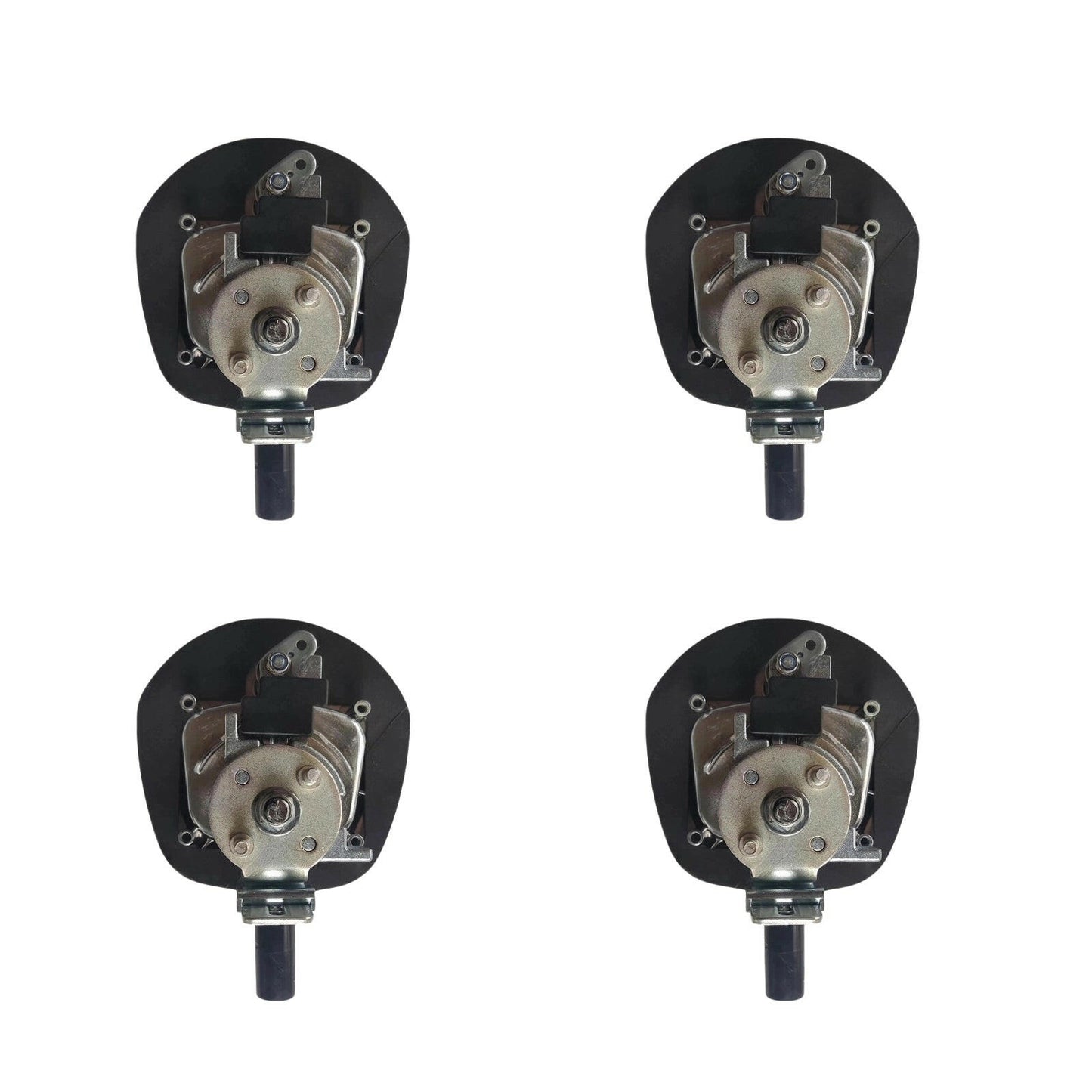 4x Chrome Power Operated Recessed Folding Whale Tail T-Lock Handle Suitable For Toolbox.