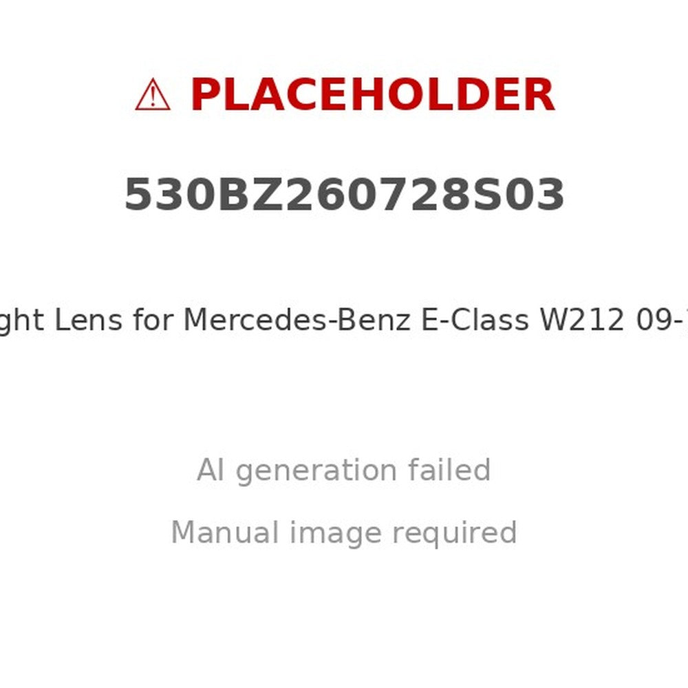 Headlight Lens Left Suitable for Mercedes-Benz E-Class W212 09-14 - XQ1