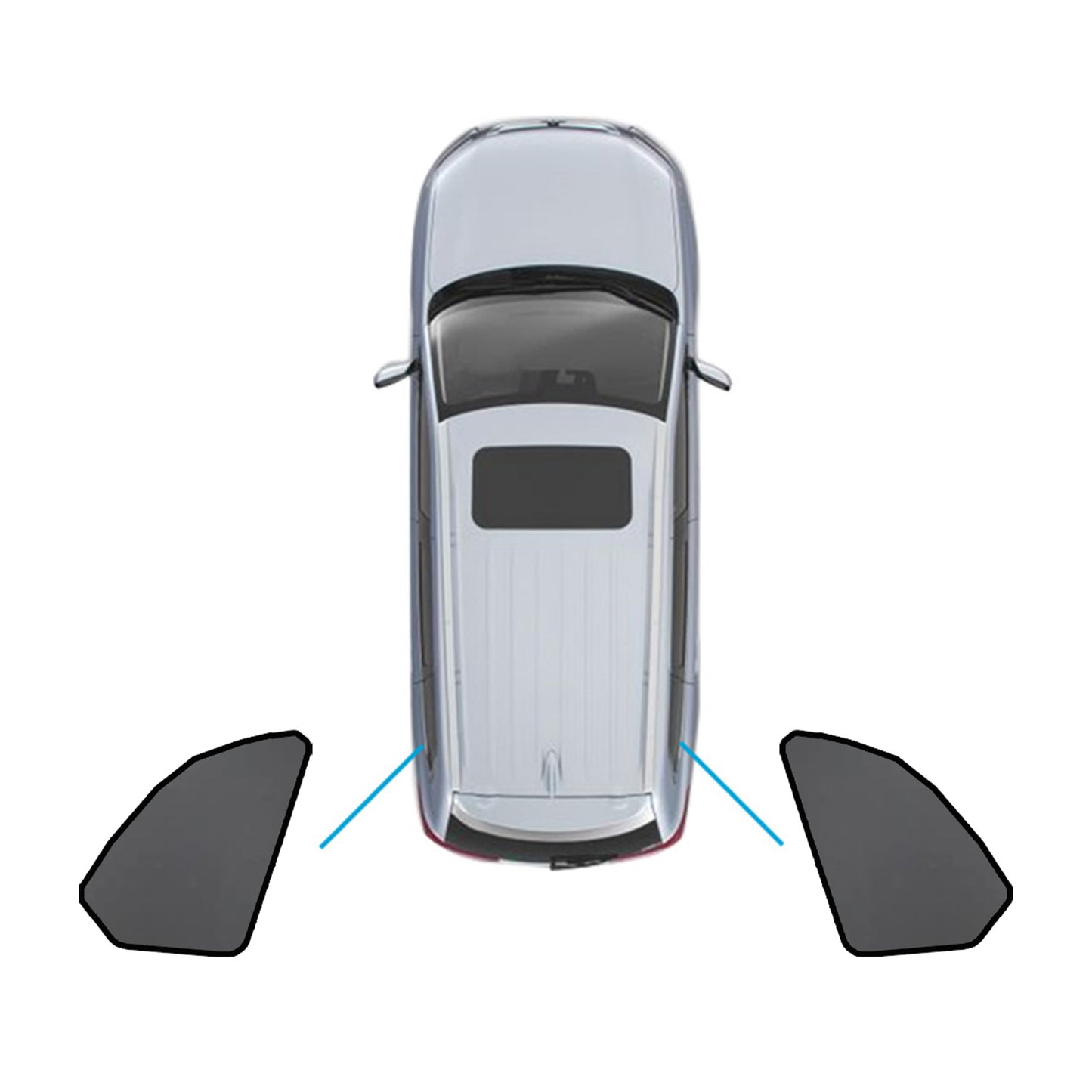 Car Window Sun Shade Magnetic Mesh Blind Suitable For BMW X5 G05 F95 2018-On
