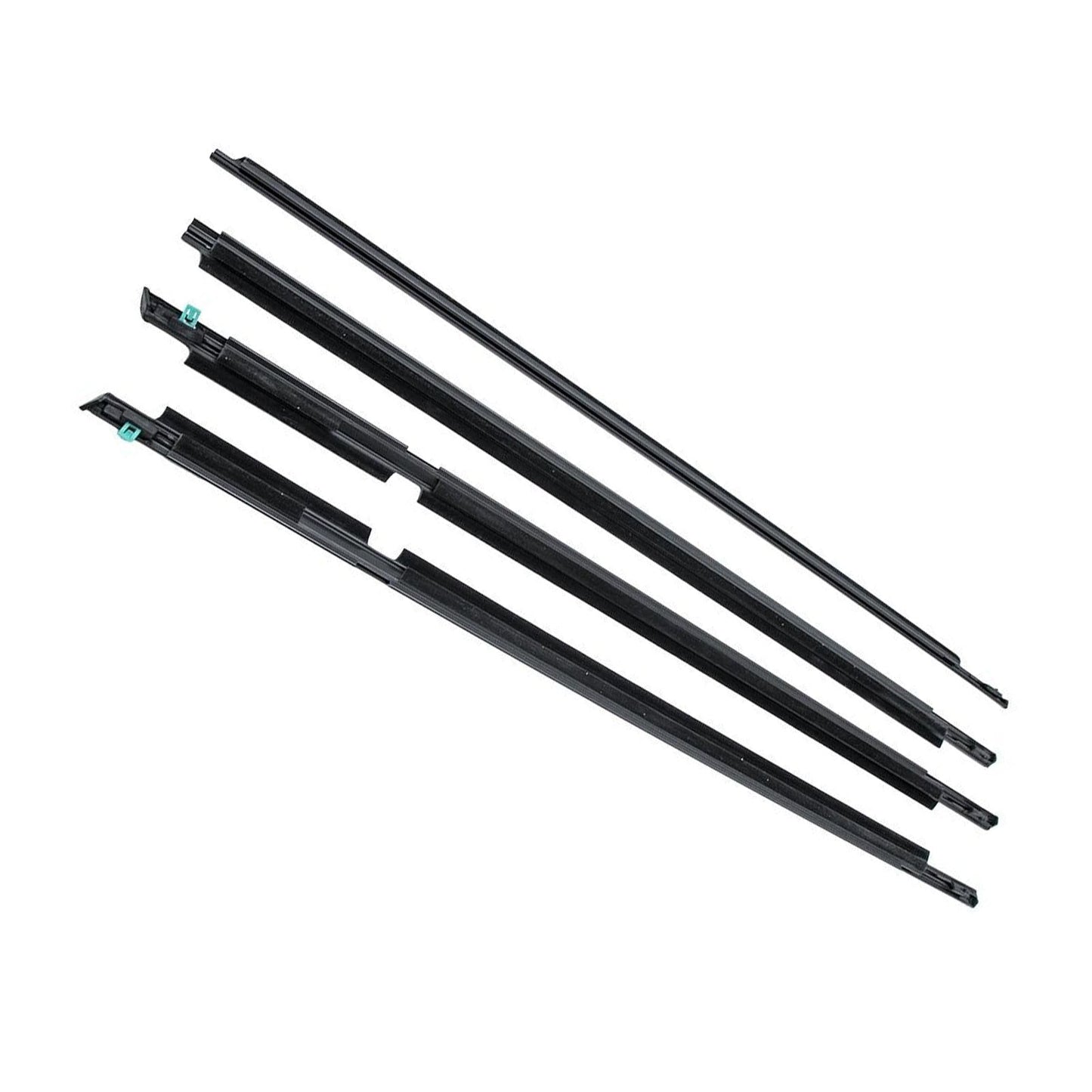 Weatherstrips Window Trim Seal Black Suitable For Toyota LandCruiser 100 / 105 / 120