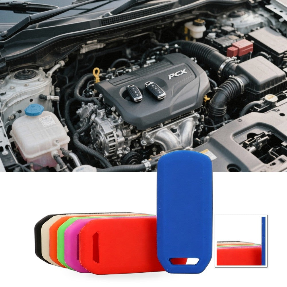 Silicone Key Fob Cover Suitable for Honda PCX SH150 3-Button Key Protector