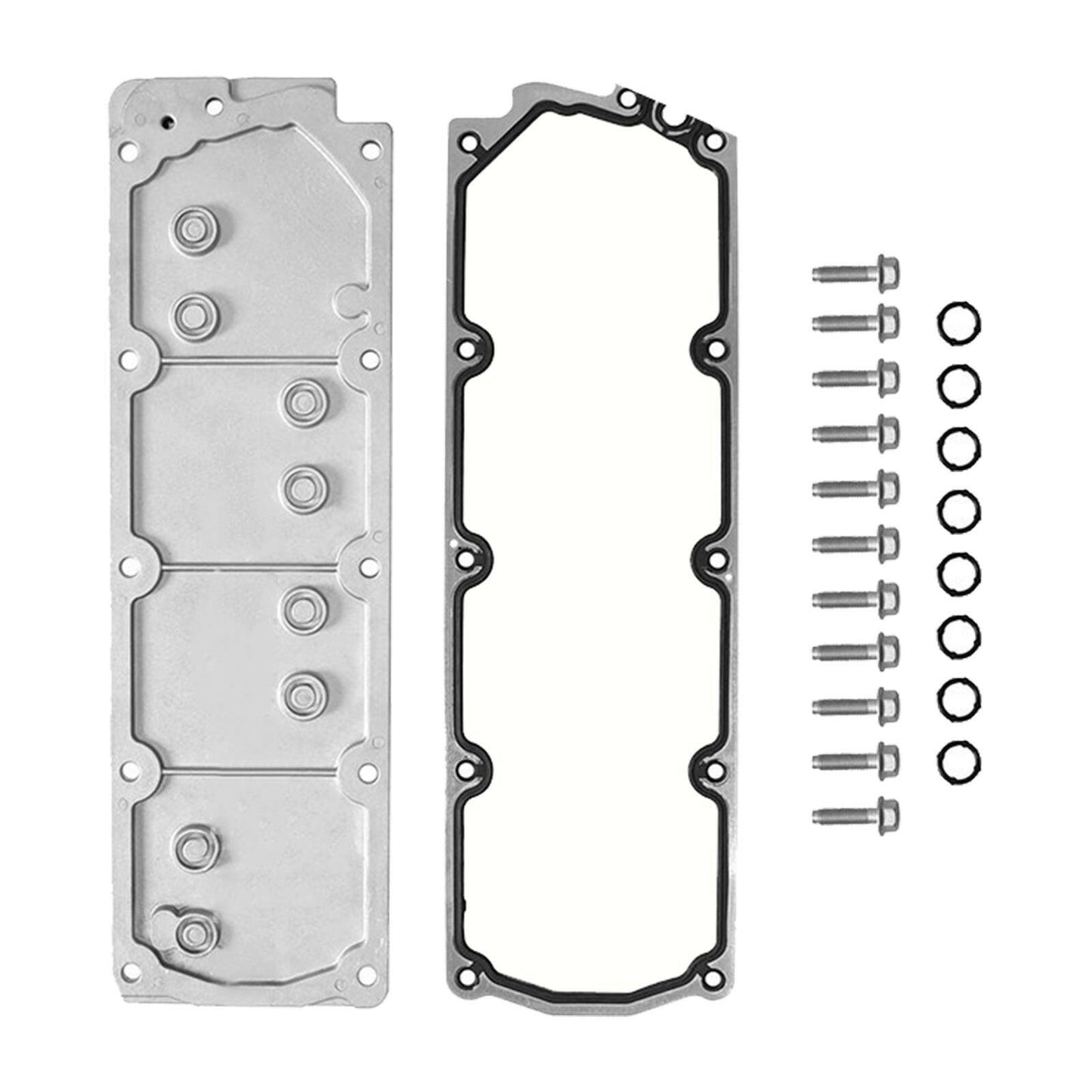 Engine Valley Cover Kit with Gasket Suitable For GMC Silverado SUV LS2 2007-2013.