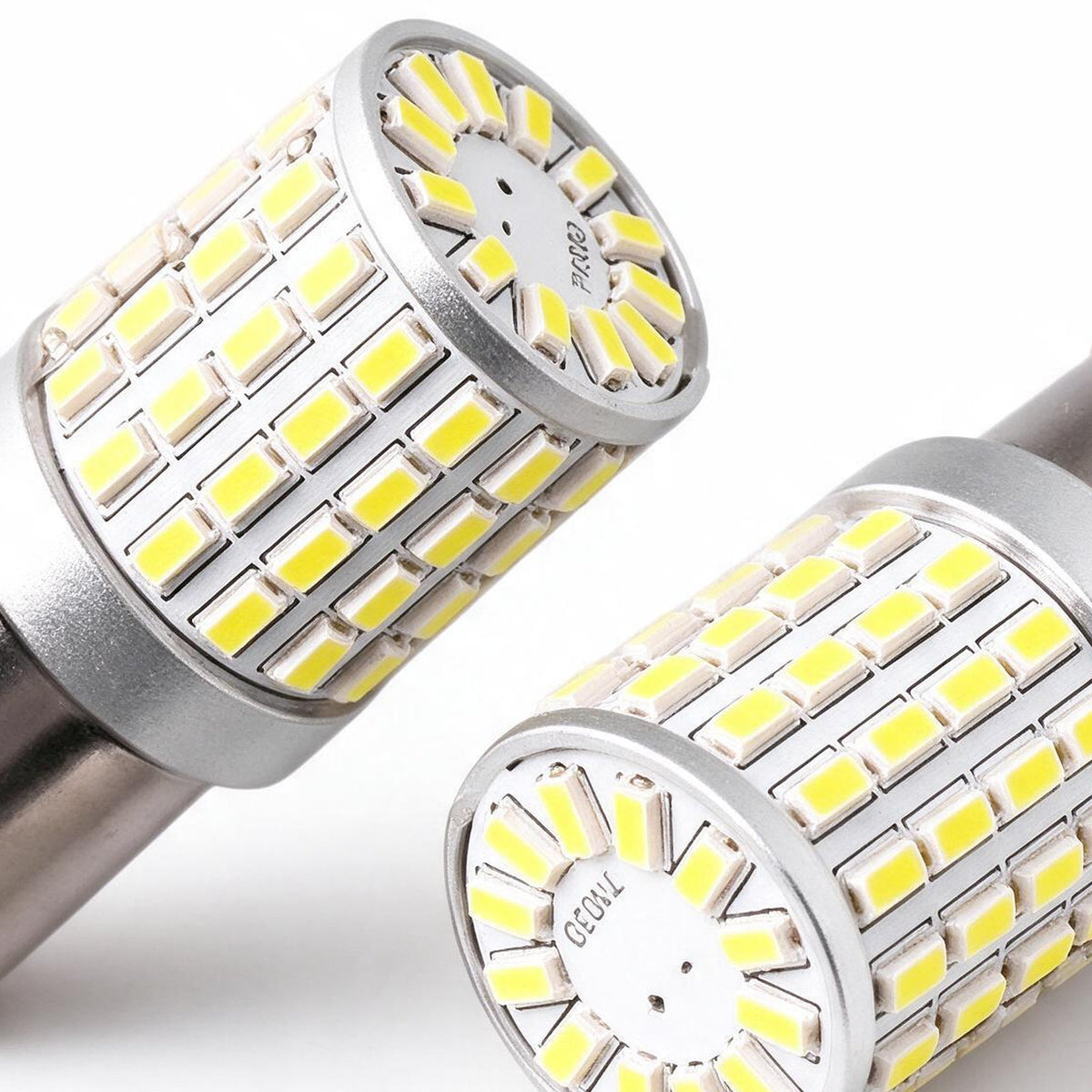 P21W 1156 LED Globe White Set of 2 Suitable for Toyota Camry Corolla Honda Civic - XQ1