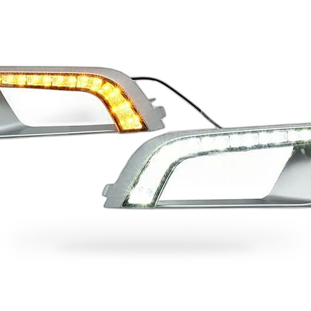 LED Fog Light Cover DRL Turn Brake Light Suitable for Ford Ranger 2015-2016 - XQ1