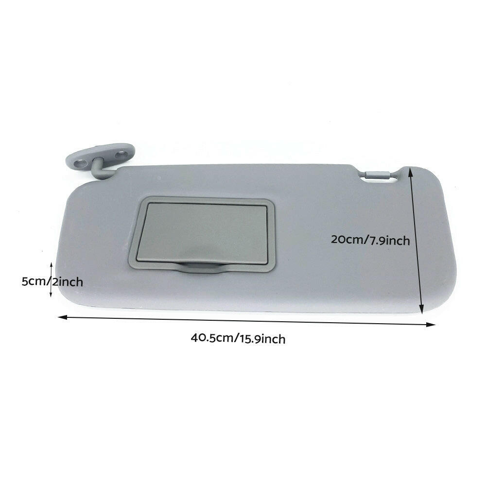 Front Left Sun Visor Suitable For Hyundai Getz Click 2002-2011 Gray.