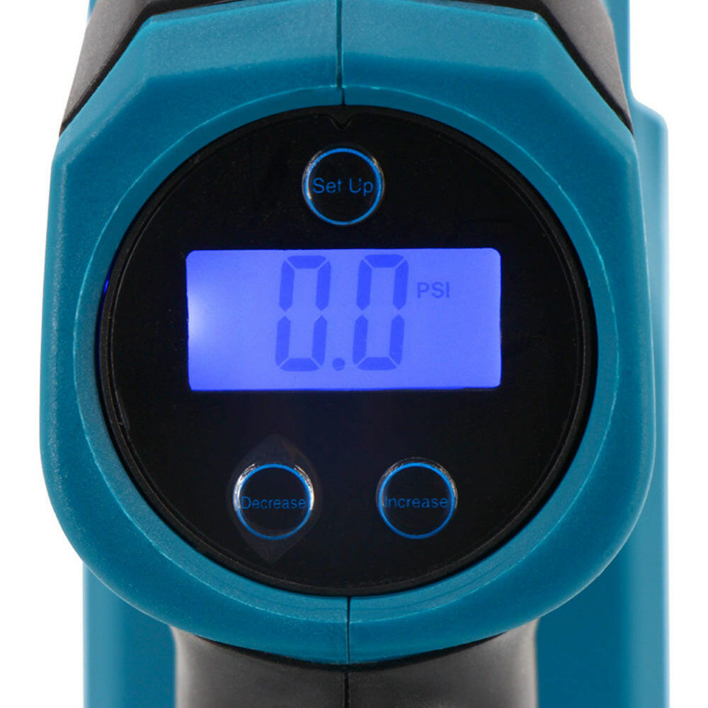 Cordless Digital Tyre Inflator Pump LED Suitable For Makita 18V Battery.