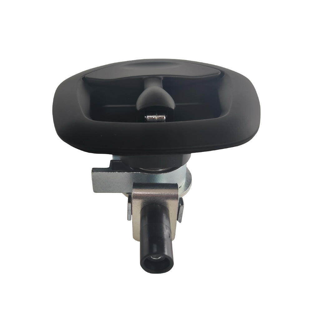 1xCentral Locking Handles Whale Tail Locks Power Operated Black Recessed Folding.