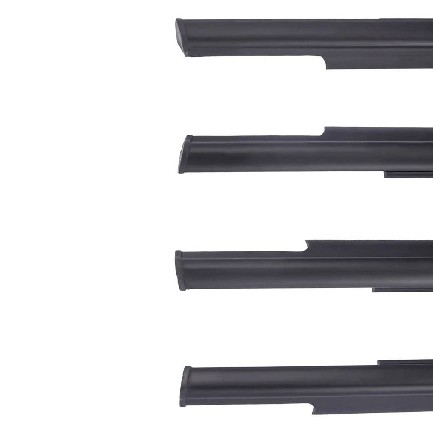 4x Window Weatherstrip Trim Belt Set Suitable For Mitsubishi Lancer 2008-2017