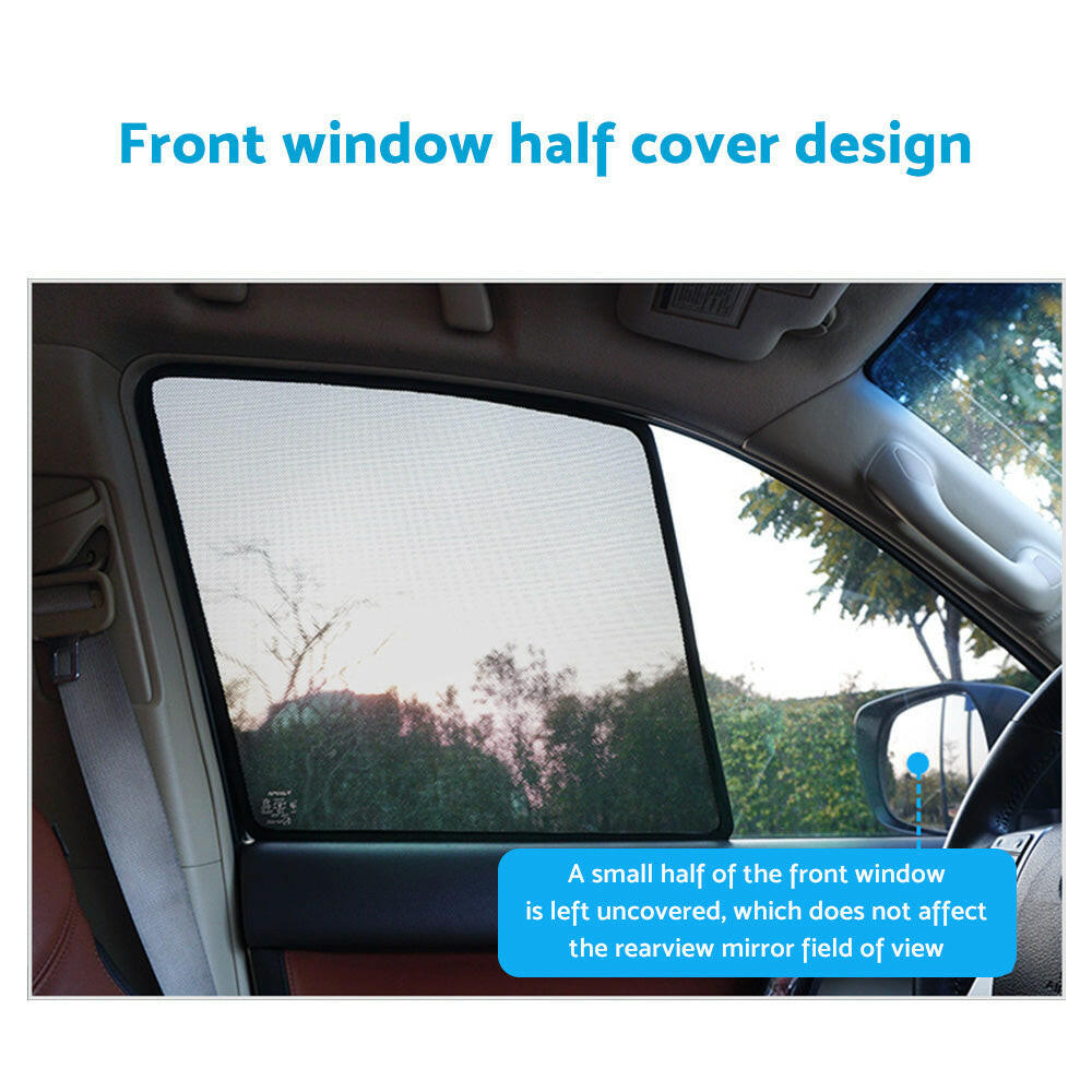 6x Foldable Window Mesh Sun Shade Suitable For Ford Everest UA 2015-2022.