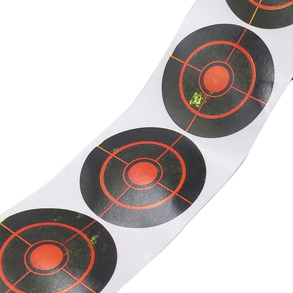 Self Adhesive Splatter Reactive Shooting Target Stickers 250x/Roll Suitable For Practice & Training.