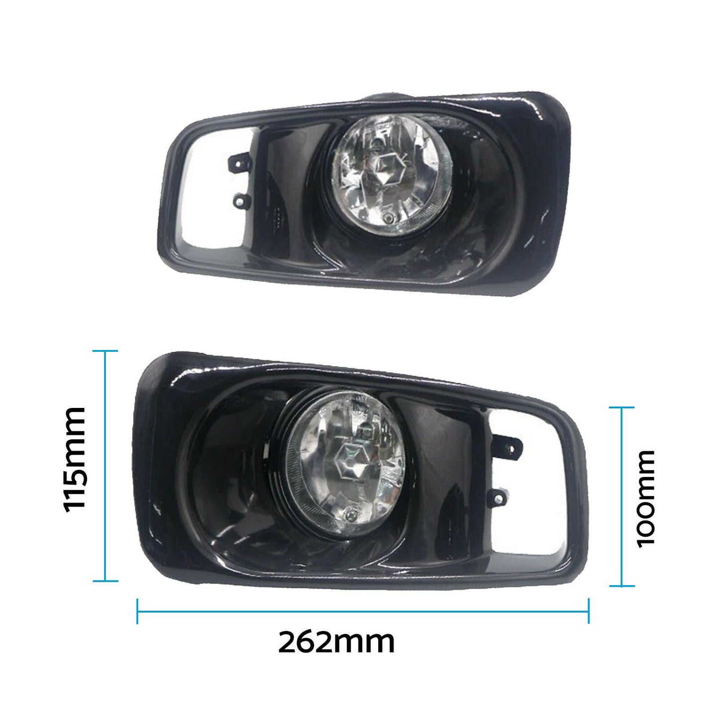Yellow Fog Lights Lamp Kit Suitable For Honda Civic EK EM 2 3 4 Dr JDM 1999-2000.