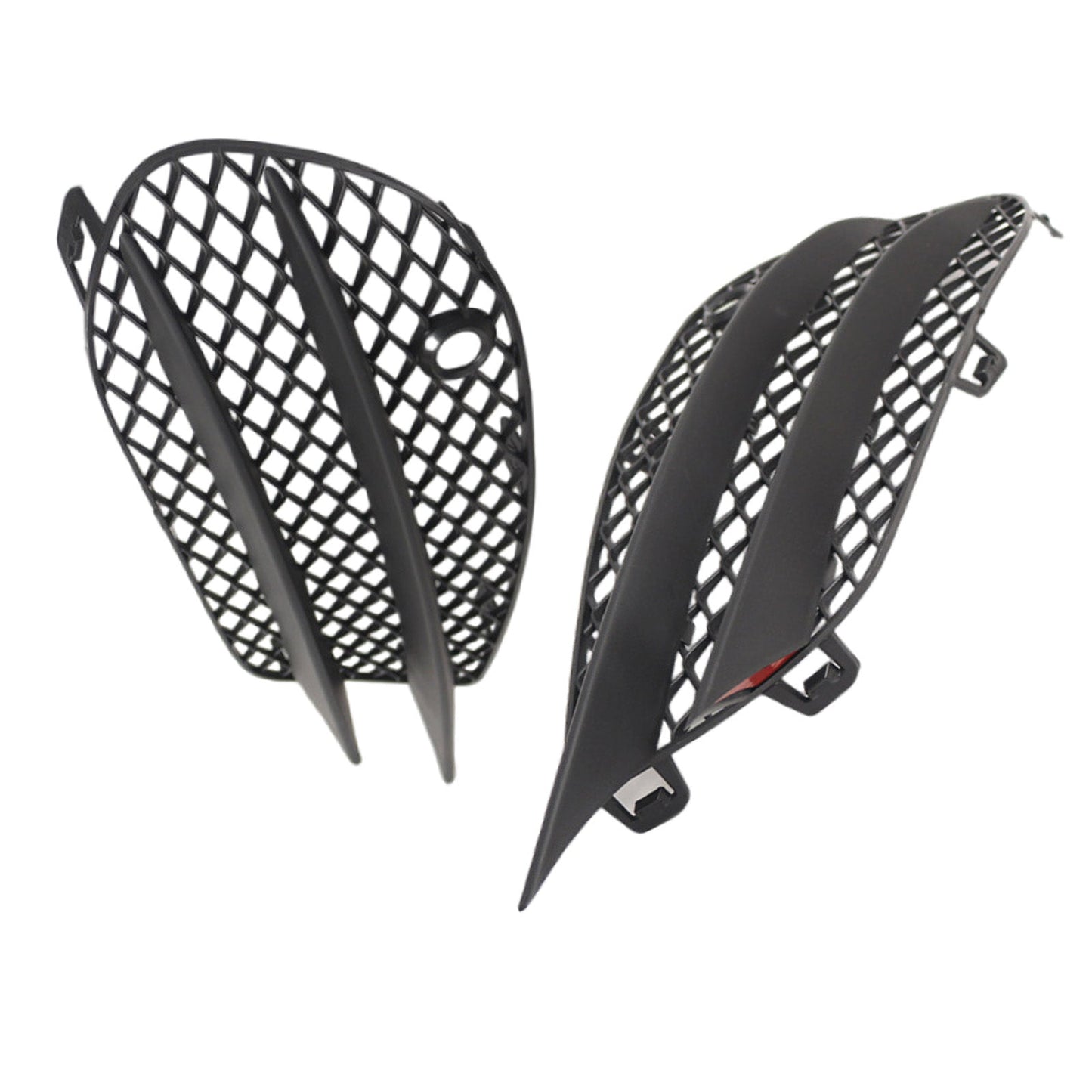 Pair Front Bumper Fog Lamp Grille Suitable for Mercedes-Benz C-Class W205 15-18.