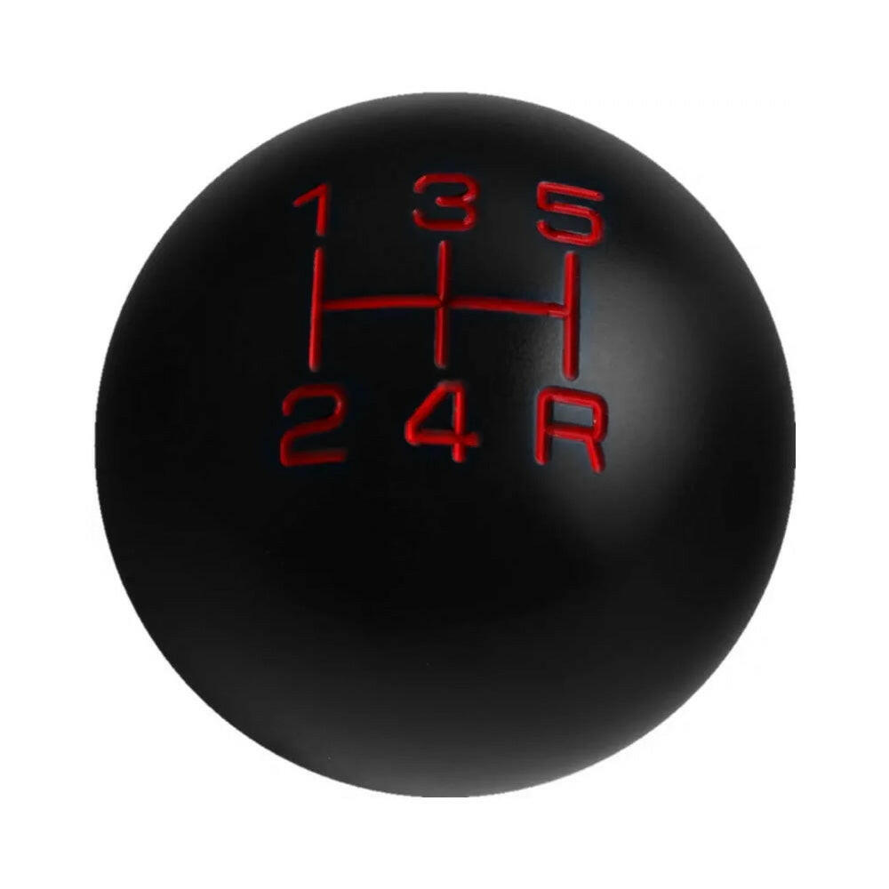 1 Set Universal 5 Speed Car MT Manual Round Ball Gear Shift Knob Shifter Lever.