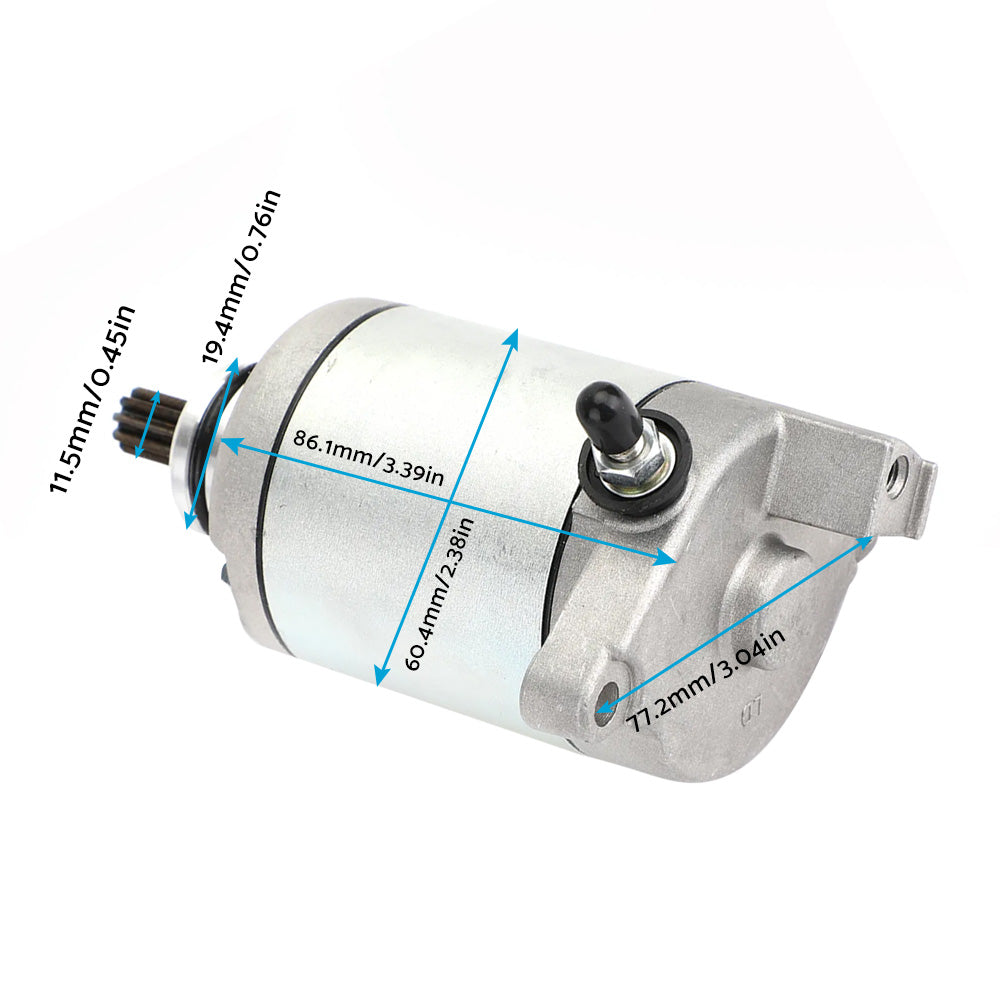 Starter Motor Suitable For Piaggio Fly 125 / Vespa LX 125 / Liberty 150 / X8 / X9 200 / X-Evo