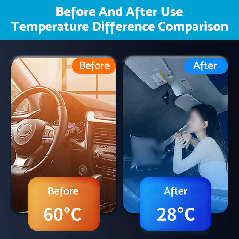 WindScreen Sun Shade Suitable For Ford Everest UA UB 2020-2024 6 Layer Thick.