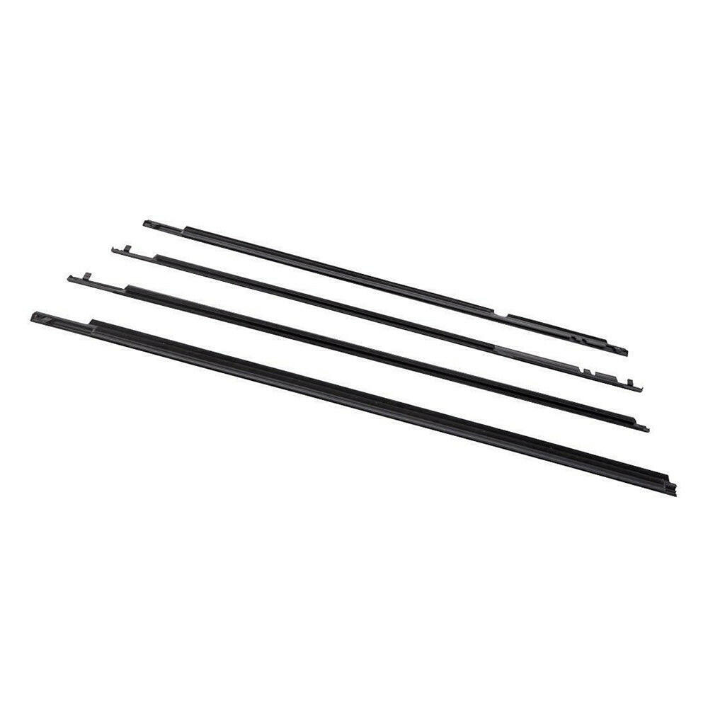 4x Window Glass Seals Weather Strip Suitable For Toyota Corolla Sedan 2009-2012.