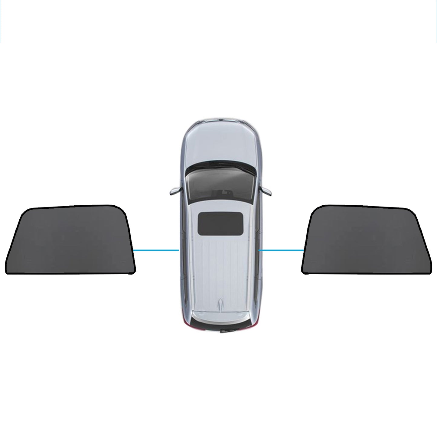 Car Window Sun Shade Magnetic Mesh Blind Suitable For BMW X5 G05 F95 2018-On