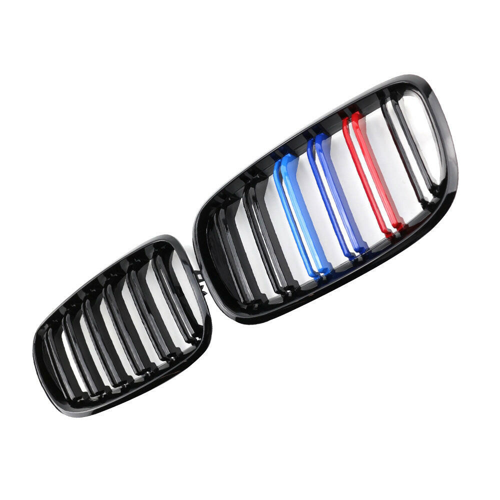 Kidney Front Grille Suitable For BMW E70 X5 / E71 X6 2007-2013 M Color.