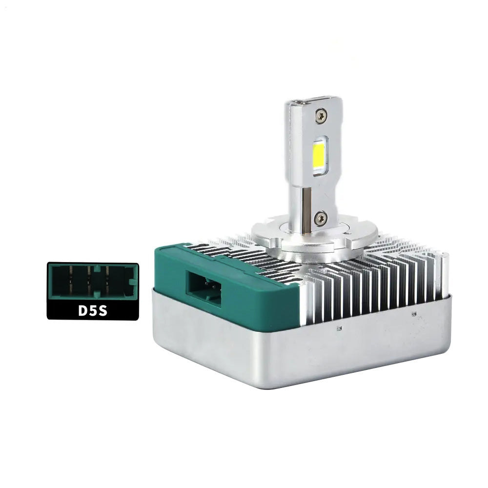 2pcs D5S LED Headlight Bulbs Conversion Kit Replace HID Xenon Lamps 6000K 90W.