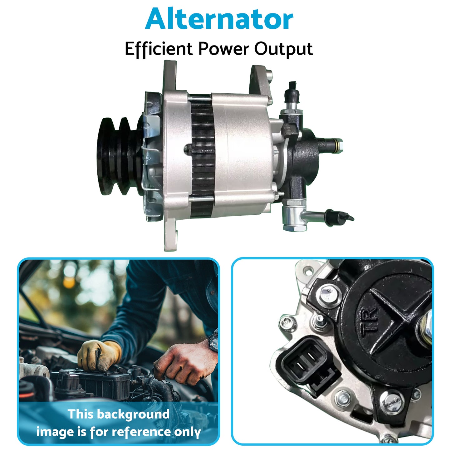 70A Alternator Suitable For Nissan Navara D21 D22 Patrol GQ GU LR170412S RP19.
