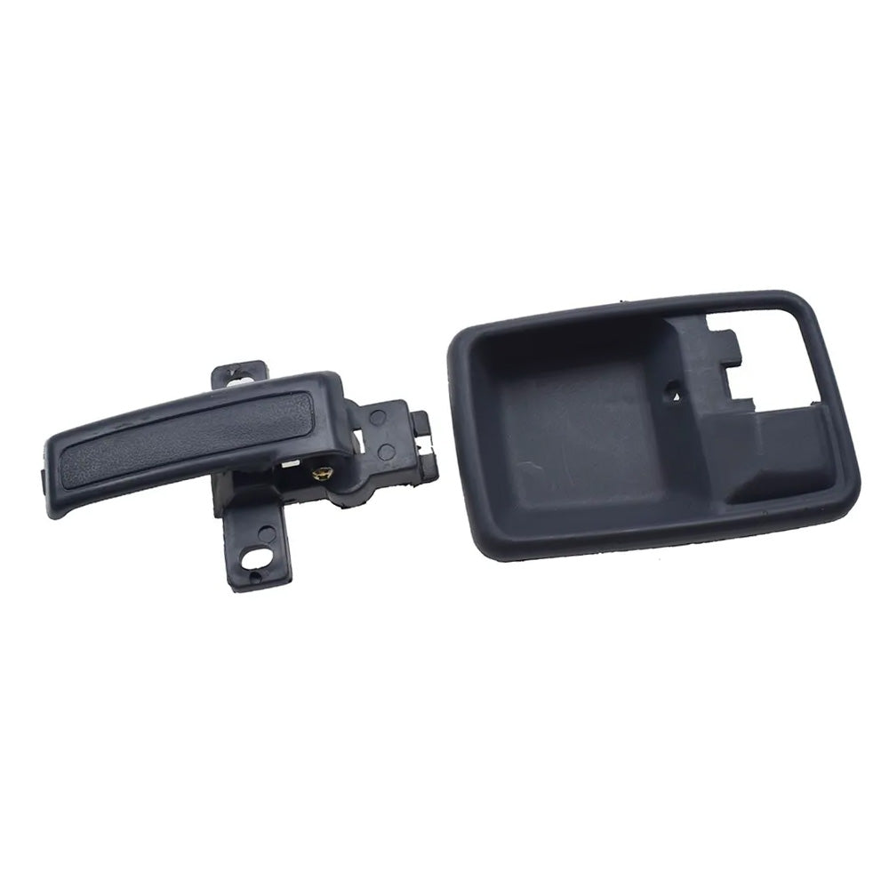 Black Left Hand Inner Door Handle with Case Suitable for Holden Rodeo KB TF 1981-2003.
