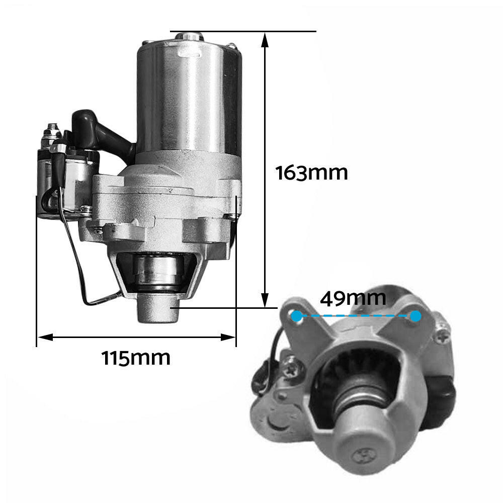 Electric Start Kit Starter Motor Ignition Switch Suitable For Honda GX160 GX200.