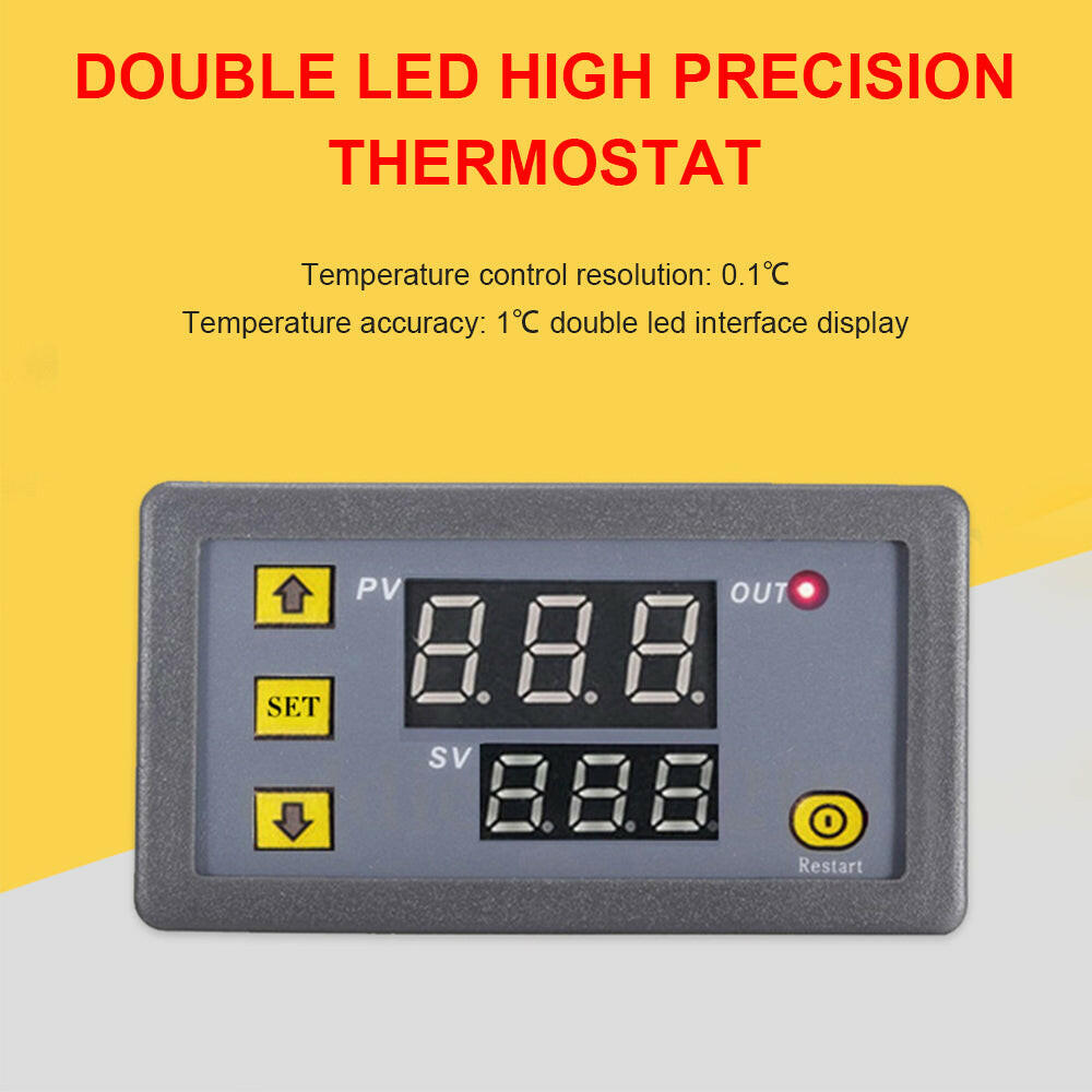 12V Intelligent Digital Temperature Controller Thermostat Temp Control Switch.