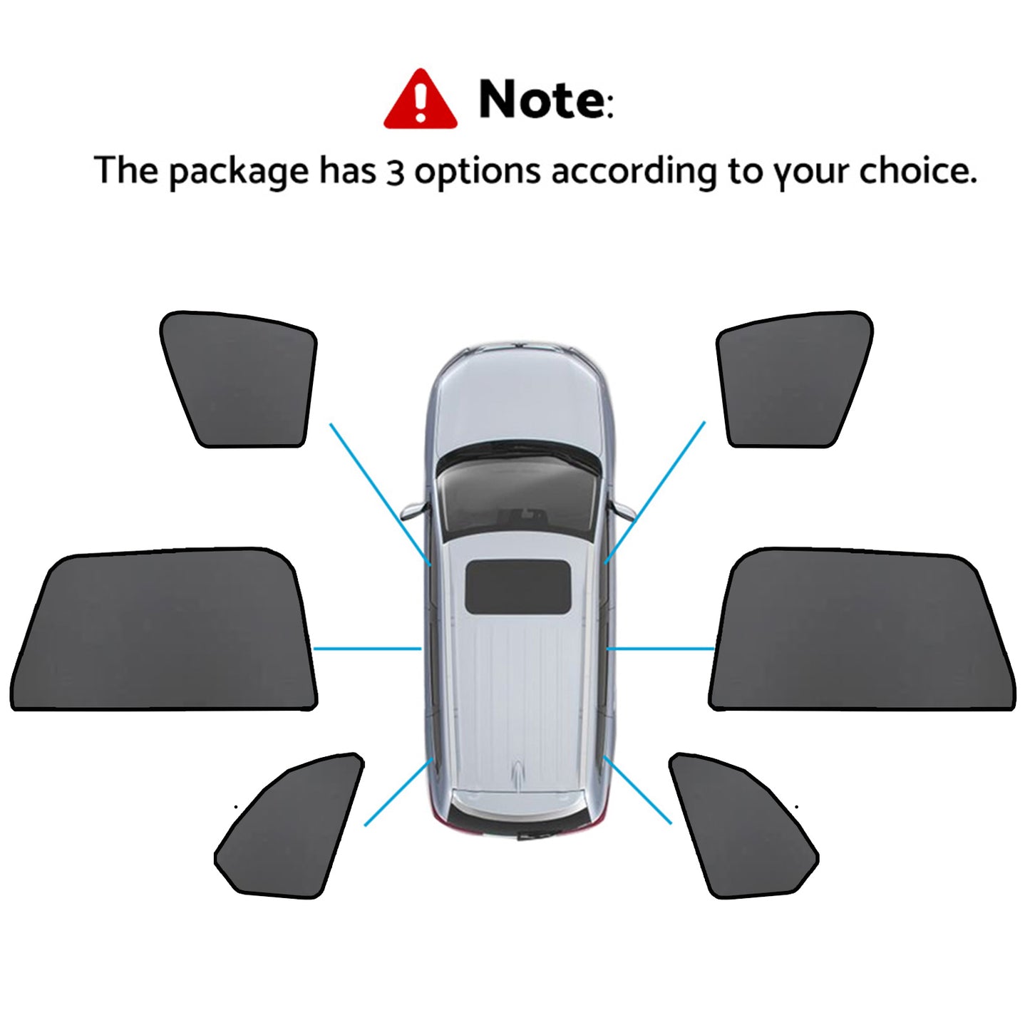 Car Window Sun Shade Magnetic Mesh Blind Suitable For BMW X5 G05 F95 2018-On