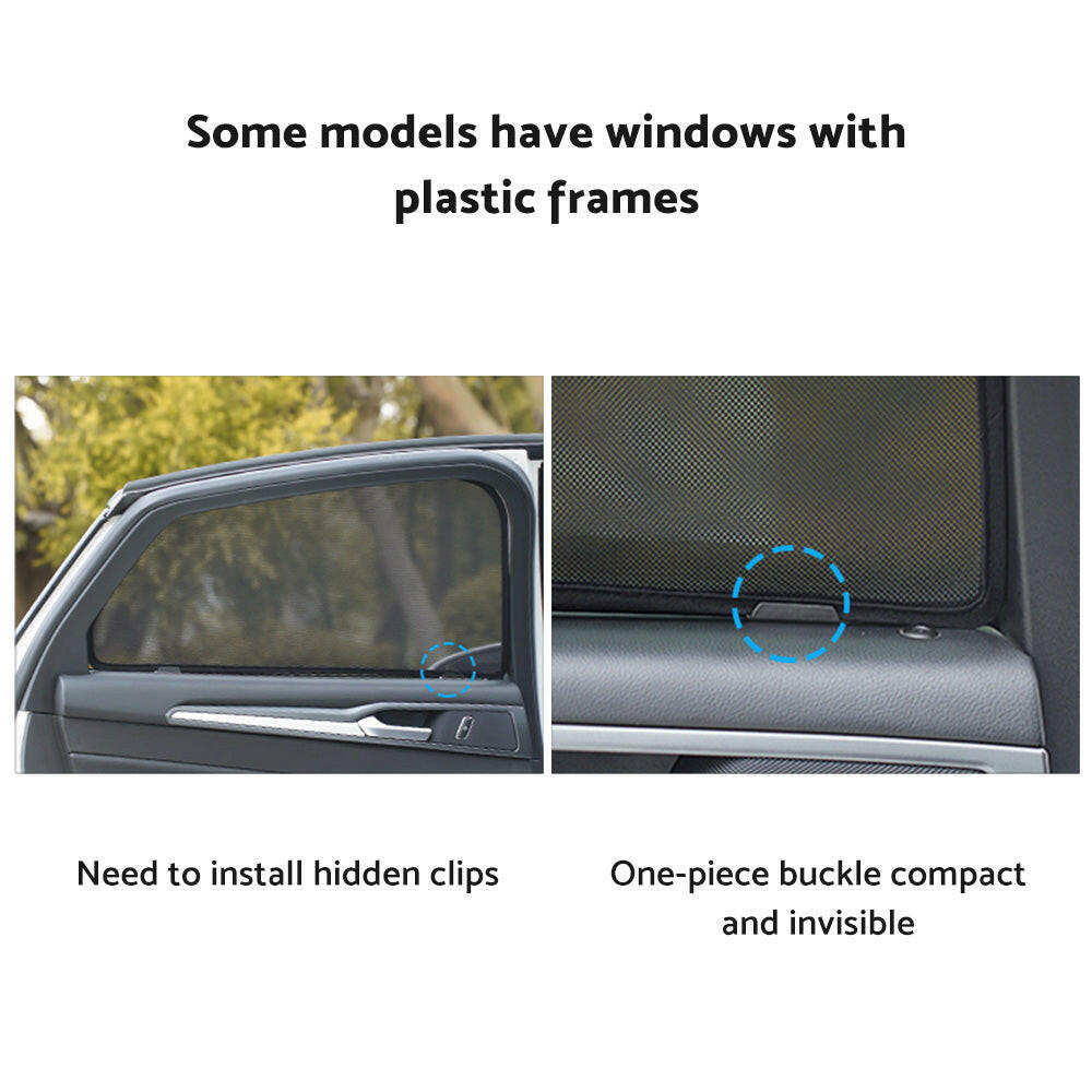 6x Foldable Window Mesh Sun Shade Suitable For Ford Everest UA 2015-2022.