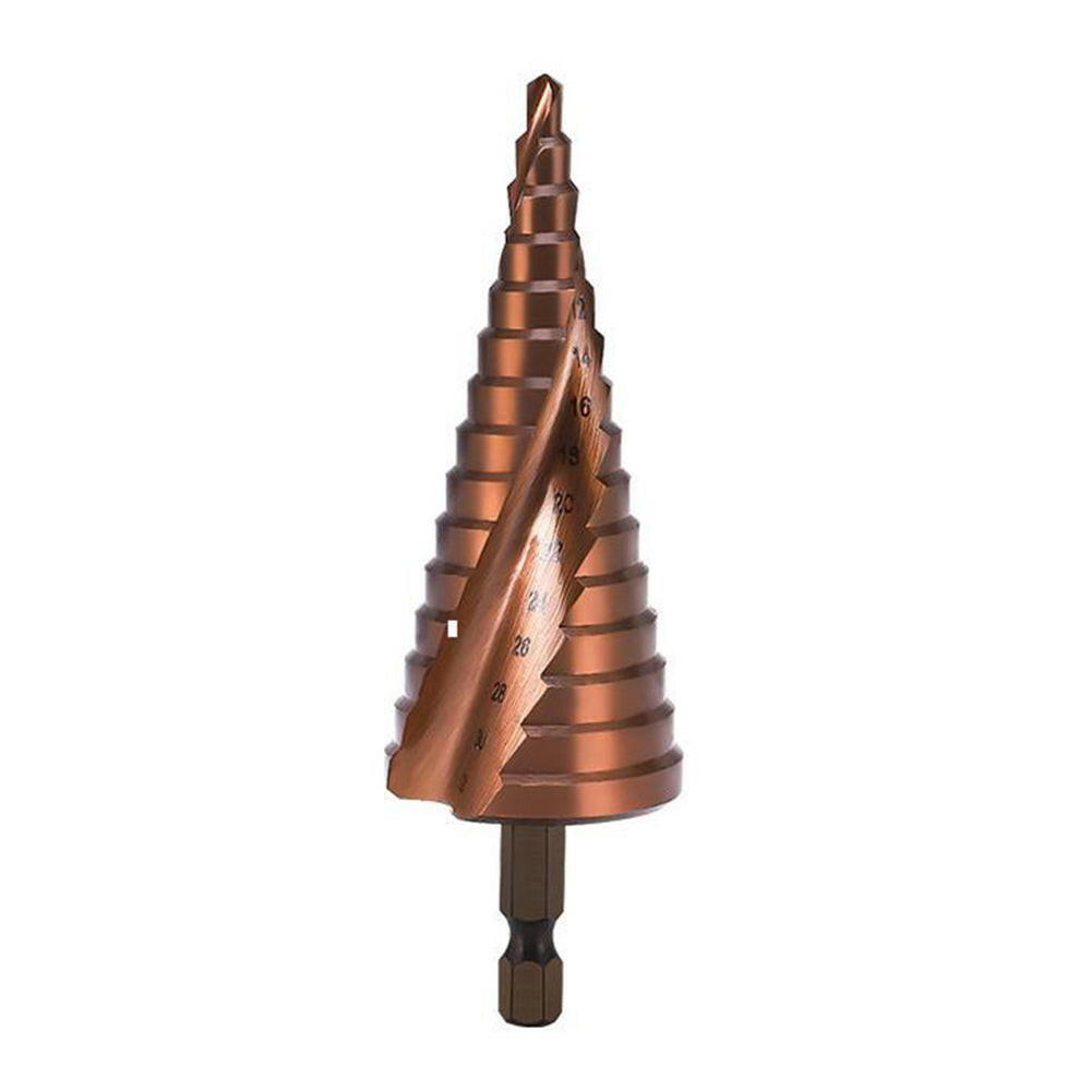 Cobalt Steel Step Cone Drill Bit Hole Cutter 4-12/20/32mm for Stainless Steel.