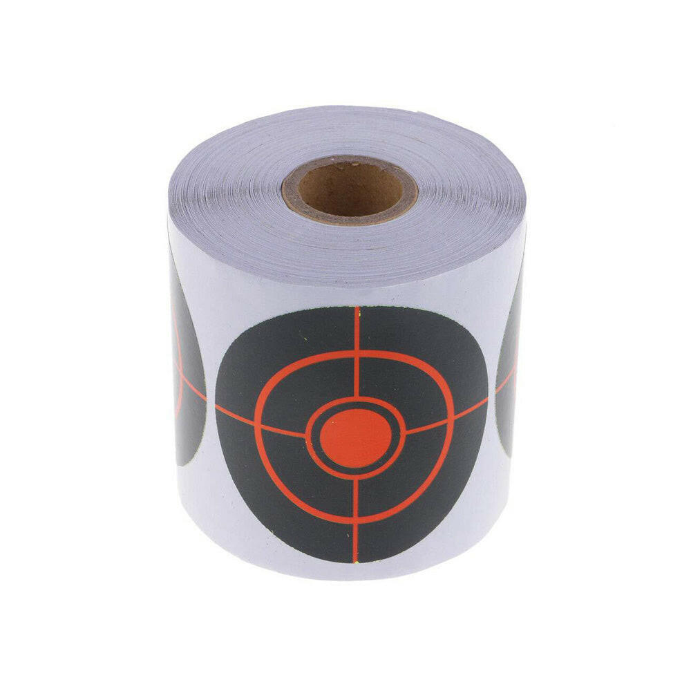 Self Adhesive Splatter Reactive Shooting Target Stickers 250x/Roll Suitable For Practice & Training.