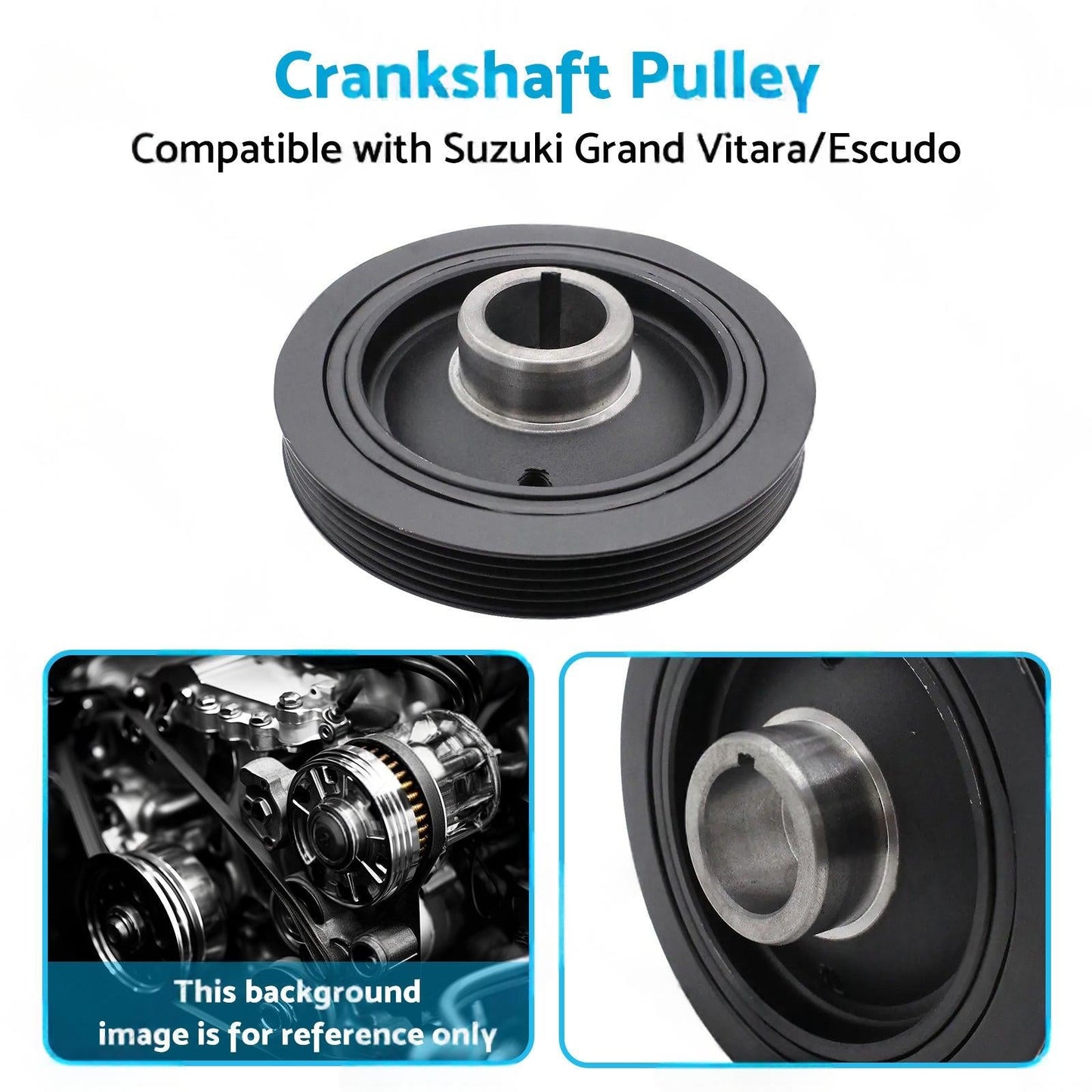 Crankshaft Pulley Suitable for Suzuki Grand Vitara 2. 0 Petrol 12610-77E12.