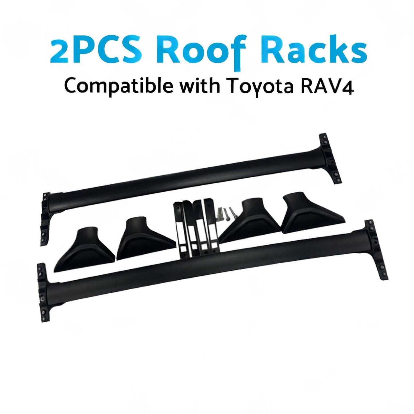 2PCS Roof Racks or Roof Cross Bars Suitable for Toyota RAV4 2019-2023.