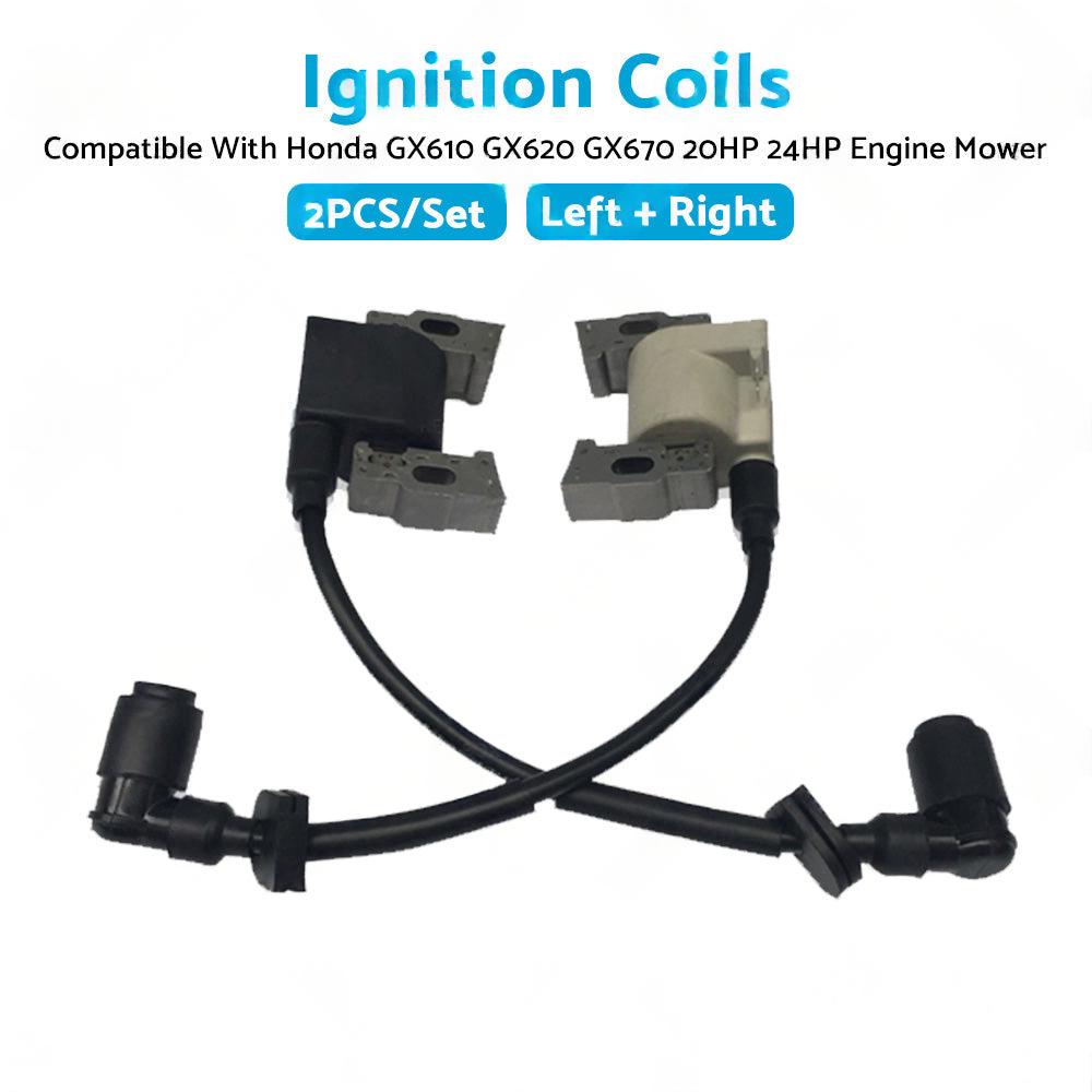 LHRH Mower Ignition Coils Suitable For Honda GX610 GX620 GX670 20HP 24HP Engine.